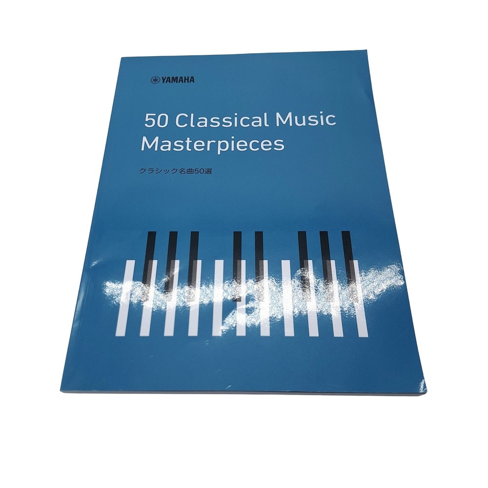 Yamaha 50 Classical Music Masterpieces Piano Sheet Music Book Blue ZV73540